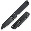 HYLA | Pocket Knife | Button Lock | 2.98" 14C28N Black Blade | Black G10 Handle | HX OUTDOORS ZD-130S-B