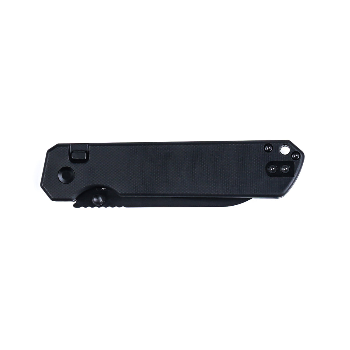 HYLA | Pocket Knife | Button Lock | 2.98" 14C28N Black Blade | Black G10 Handle | HX OUTDOORS ZD-130S-B