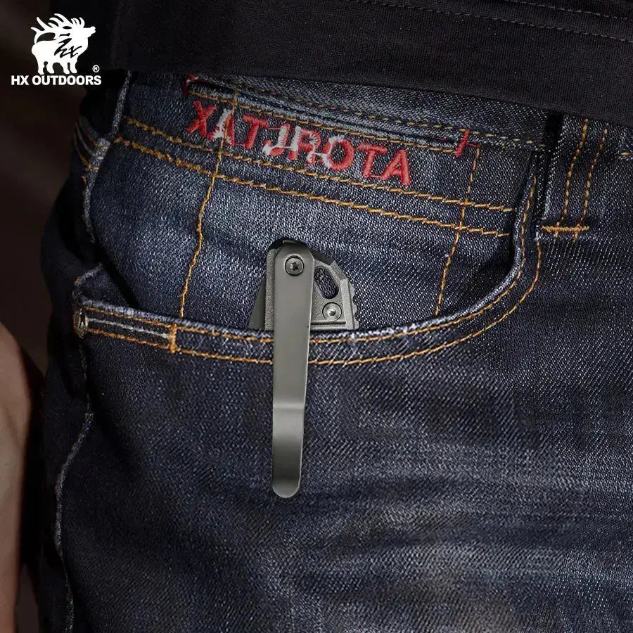 Pocket Knife HX OUTDOORS REINFORCED ROCK ONYX 2.87