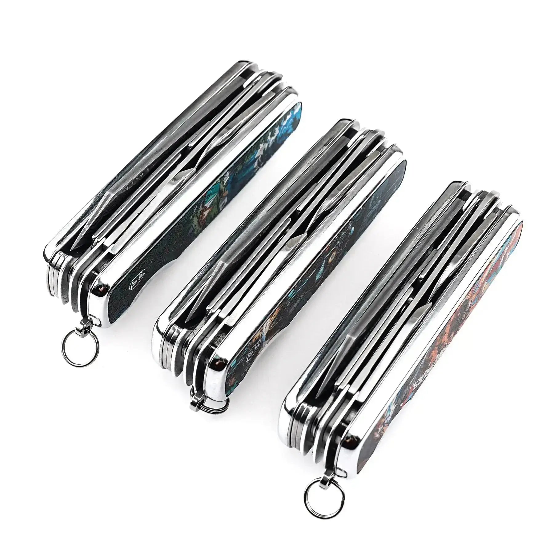 Multi-tool HX OUTDOORS DAMASK TRAILFOR 2.2" Damask Steel VG10 Multi-tool Knife Camping Outdoor DD-14C from HX OUTDOORS