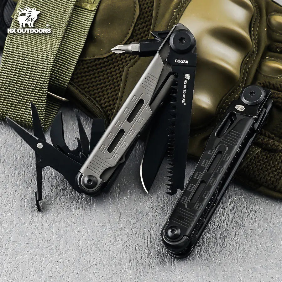Multi-tool HX OUTDOORS SWIFTTRAIL BLACK Multi-tool Tools(6.89" 7CR17) GQ-28B from HX OUTDOORS
