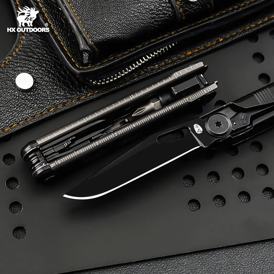 Multi-tool HX OUTDOORS SWIFTTRAIL BLACK Multi-tool Tools(6.89" 7CR17) GQ-28B from HX OUTDOORS