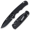 SCOUT | Pocket Knife | Button Lock | 2.68" 14C28N Black Blade | Black G10 Handle | HX OUTDOORS ZD-127B-S