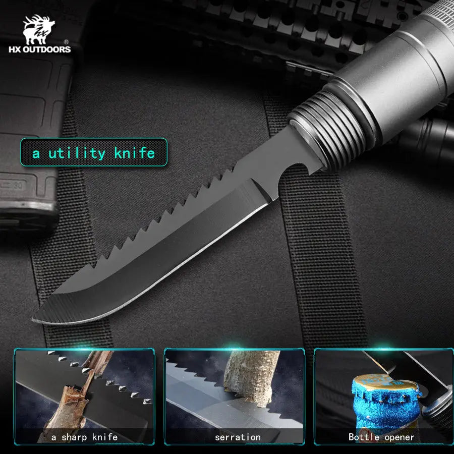 Survival Baton HX OUTDOORS SENTINEL FORCE Survival Batons Stick (36'' Aluminum Alloy) ZSG-001A from HX OUTDOORS