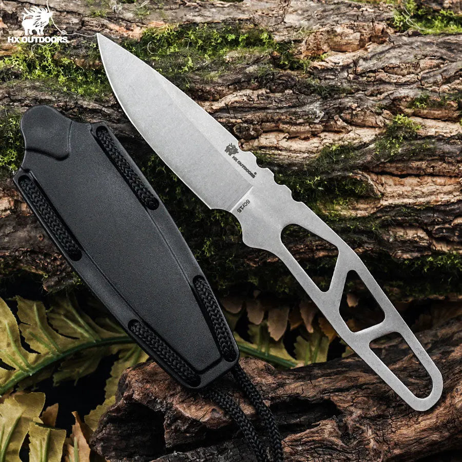 Fixed Blade HX OUTDOORS VIGIL Ⅱ 2.60" 5CR15 INTEGRAL STEEL Survival EDC D-314 from HX OUTDOORS