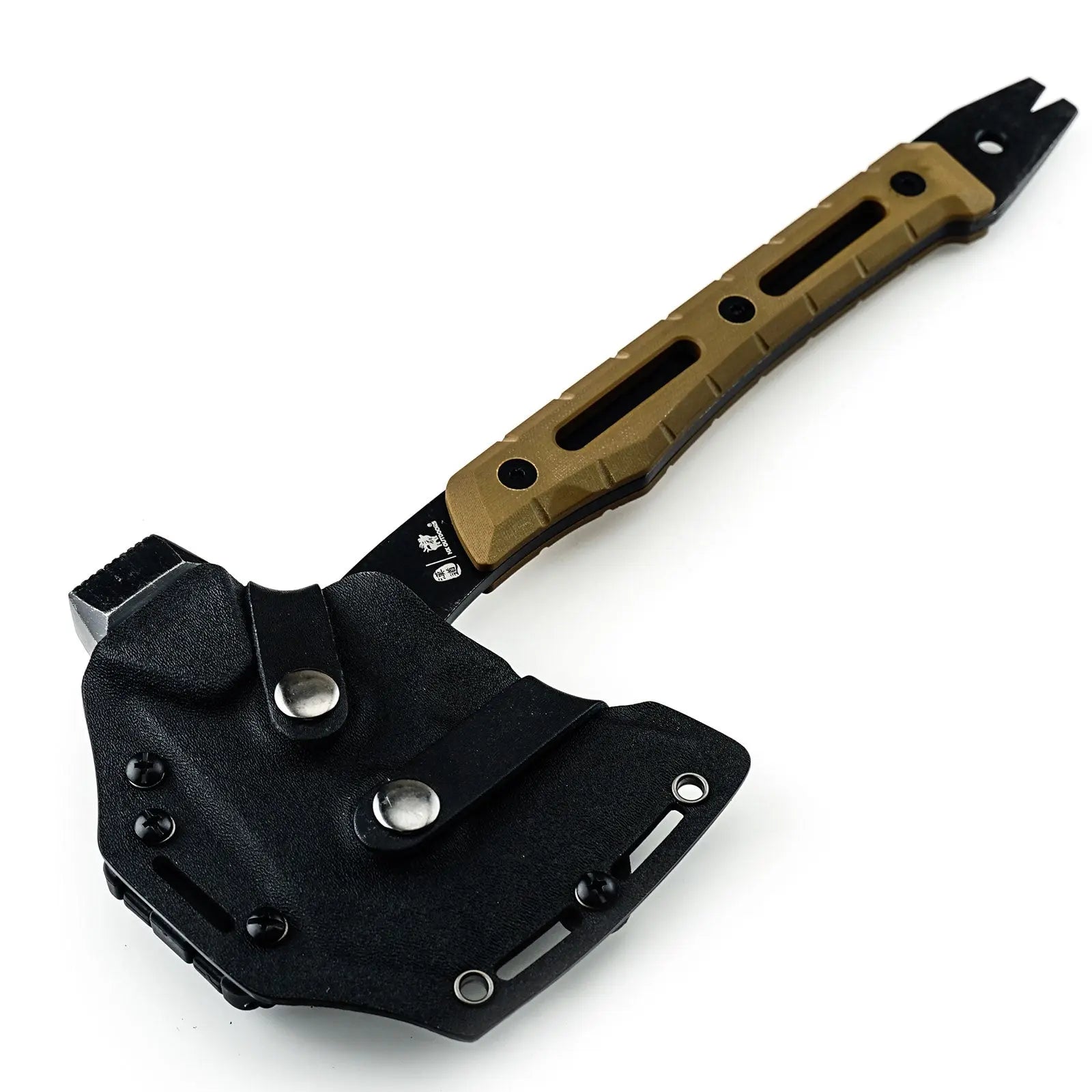 Camping Hatchet HX OUTDOORS 12.83" Best Tactical Splitting Axe Multi-Purpose Survival Tool of Camping Gear | 5CR14 Blade & G10 Axe Handle | FT-16B from HX OUTDOORS
