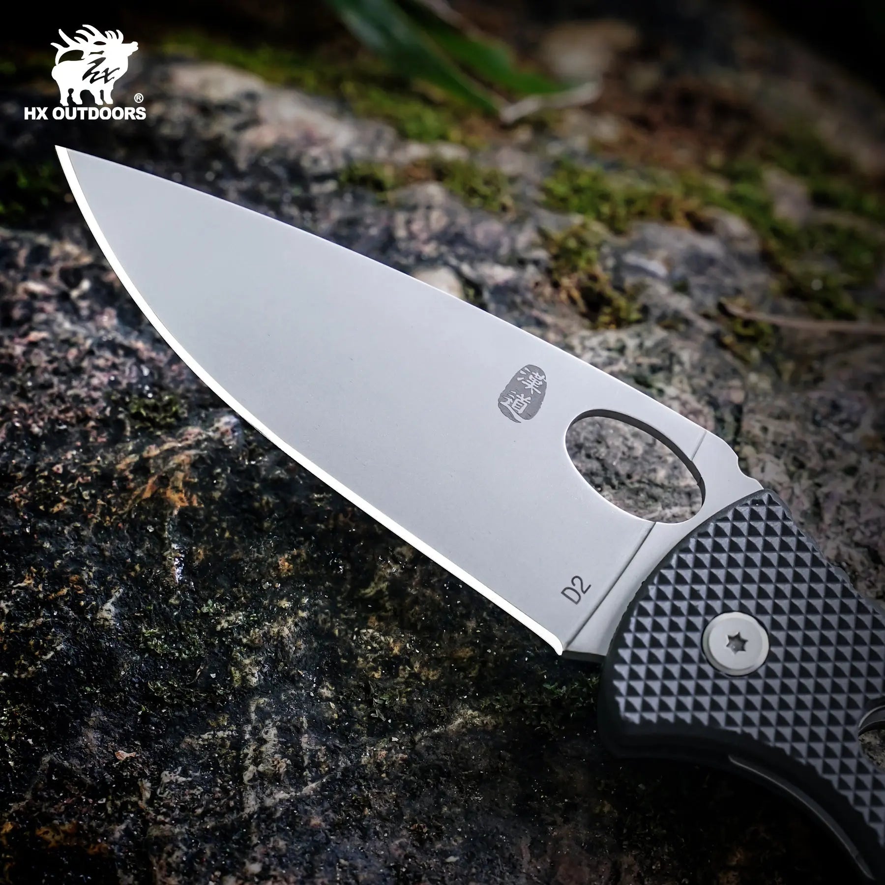Pocket Knife HX OUTDOORS 3.46" 5CR Nylon with Fiberglass Anti-Slip Handle SHADOW EAGLE SLIP JOINT Folding Pocket Knife With Slip Survival And EDC ZD-107 from HX OUTDOORS