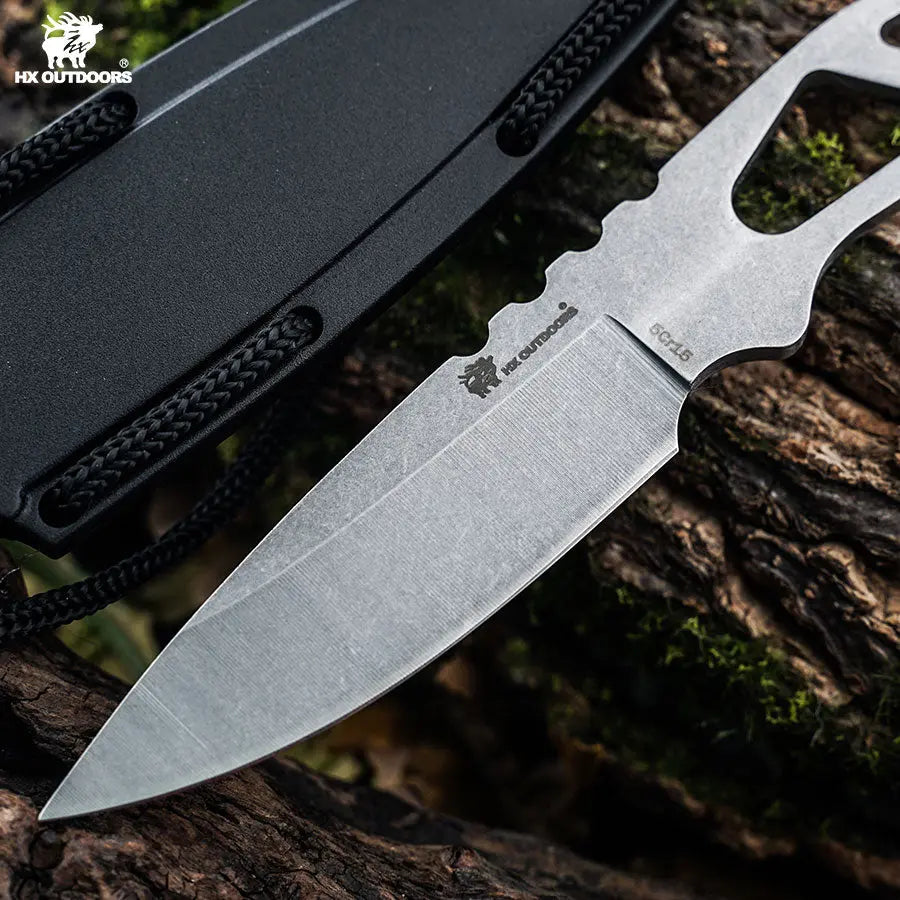 Fixed Blade HX OUTDOORS VIGIL Ⅱ 2.60" 5CR15 INTEGRAL STEEL Survival EDC D-314 from HX OUTDOORS