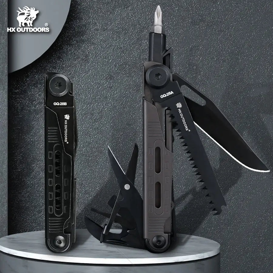 Multi-tool HX OUTDOORS SWIFTTRAIL BLACK Multi-tool Tools(6.89" 7CR17) GQ-28B from HX OUTDOORS