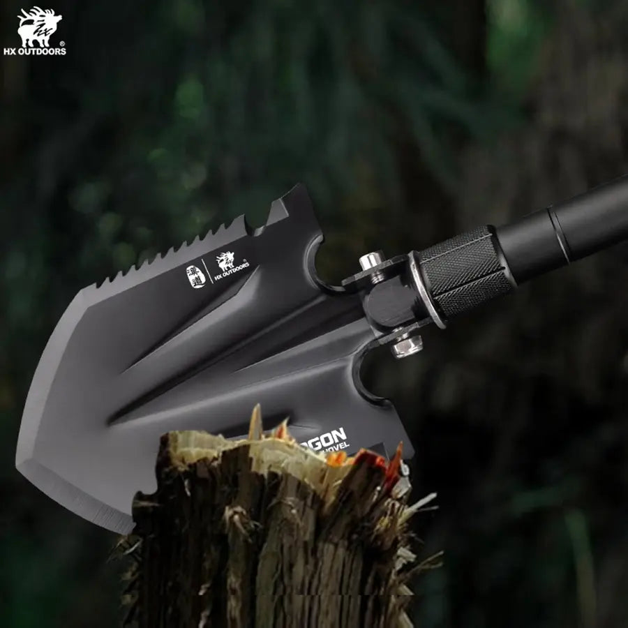 DRACON Shovel | 28.94" Overall Length | 3Cr13 Head | Aluminum Handle | HX OUTDOORS GBC-20