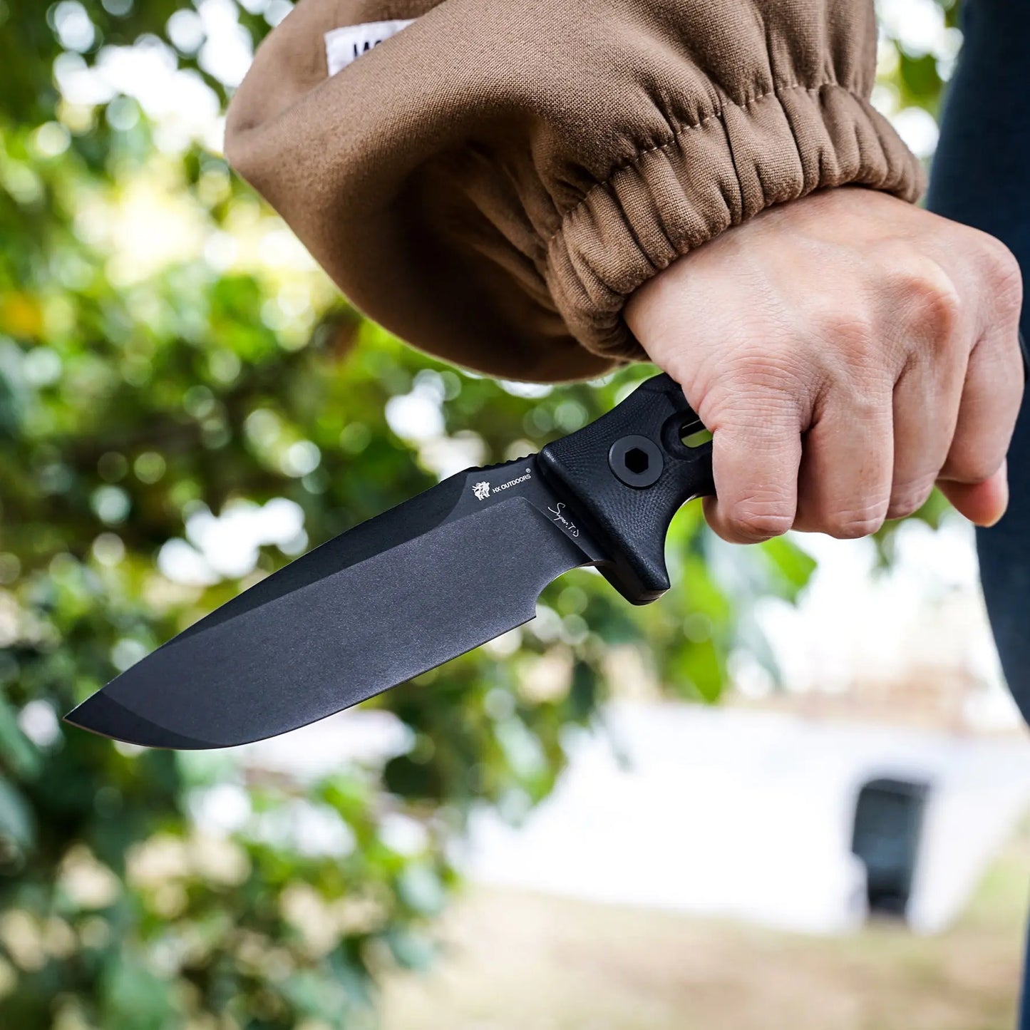 Fixed Blade ROCK X CPM154 Fixed Blade Knife - Durable and Reliable from HX OUTDOORS