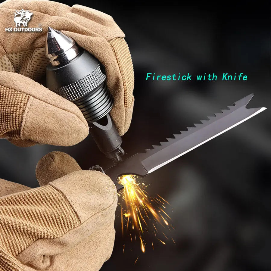 Survival Baton HX OUTDOORS SENTINEL FORCE Survival Batons Stick (36'' Aluminum Alloy) ZSG-001B from HX OUTDOORS