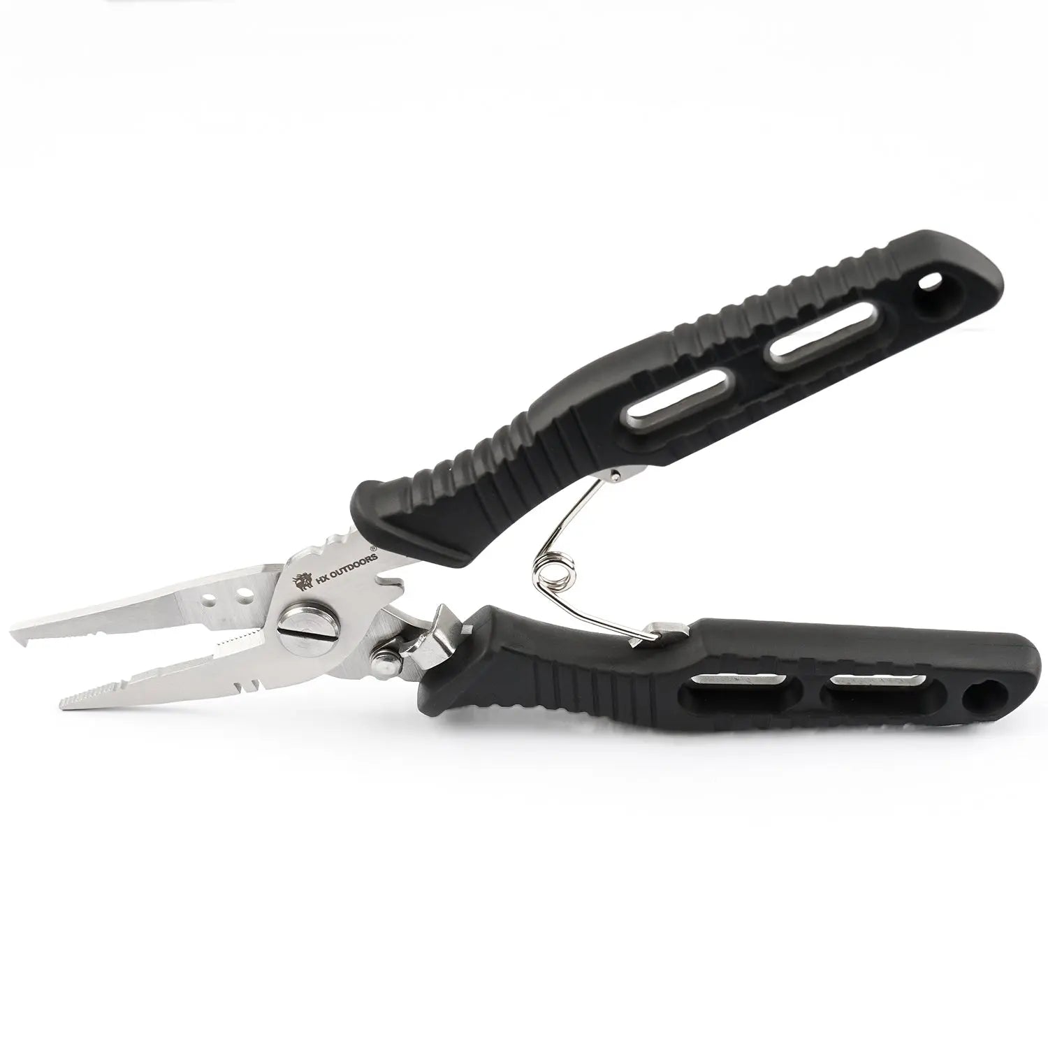 Plier HX OUTDOORS ROCK Fishing Pliers Black (6.3" 7CR17) GQ-13B from HX OUTDOORS