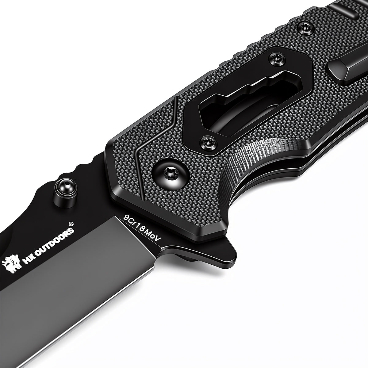 INFANTRY Pocket Knife | Slip Joint | 3.35" 9Cr18MoV Blade | G10 Handle | HX OUTDOORS ZD-090A