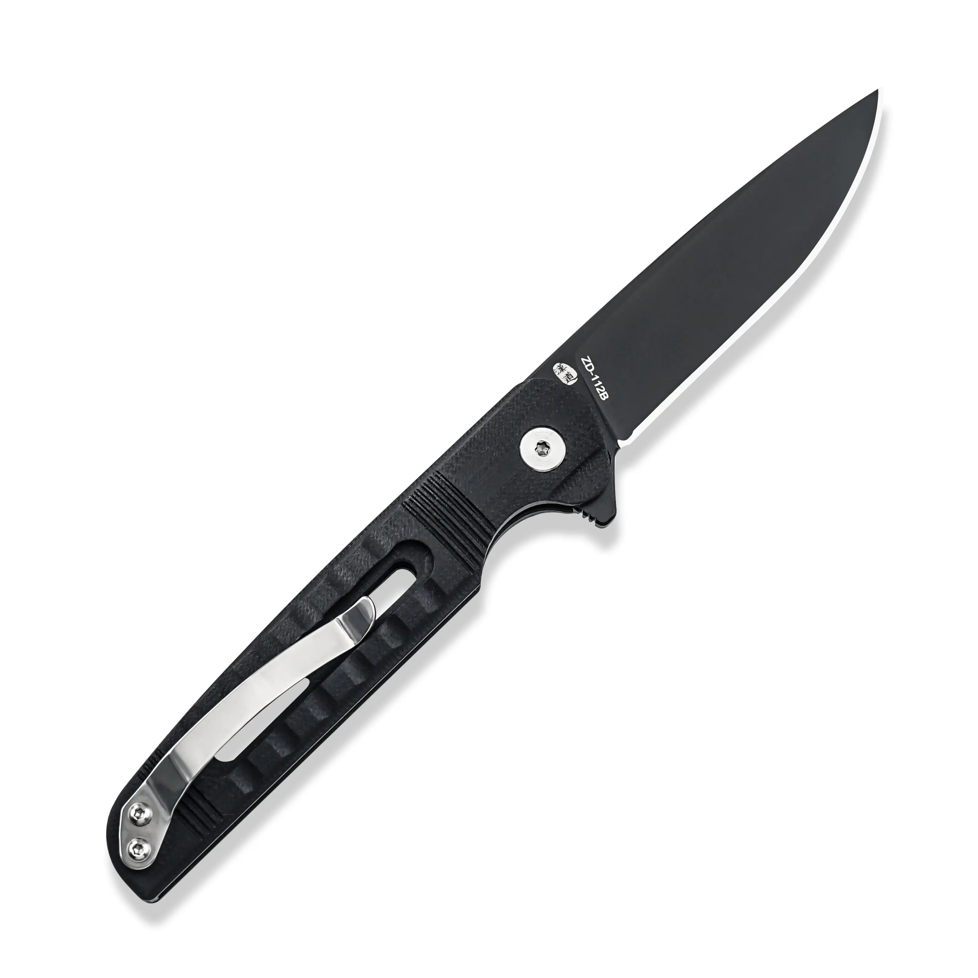 Pocket Knife HX OUTDOORS DARK MASTER 3.15" D2 G10 BUTTON LOCK Tactical Folding Knife Camping, Hunting, And Outdoors ZD-112B from HX OUTDOORS