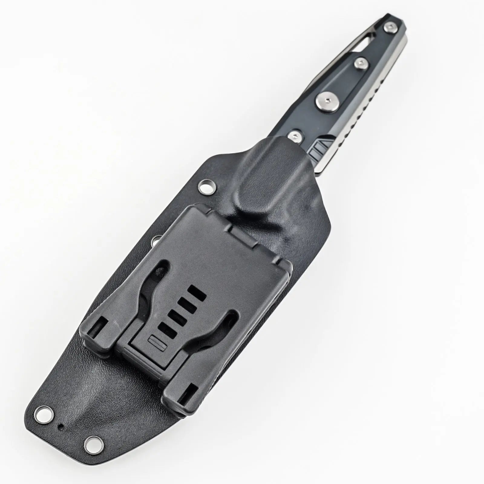 Fixed Blade HX OUTDOORS 3.86" DC53 Black Aluminum Handle MECHTITAN Fixed Blade Knife Sharp Camping Survival Hiking Knives D-220B from HX OUTDOORS