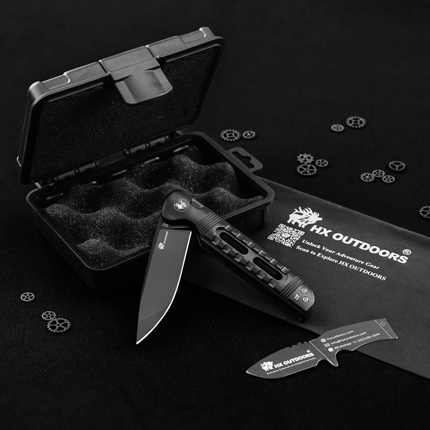 Pocket Knife HX OUTDOORS DARK MASTER 3.15