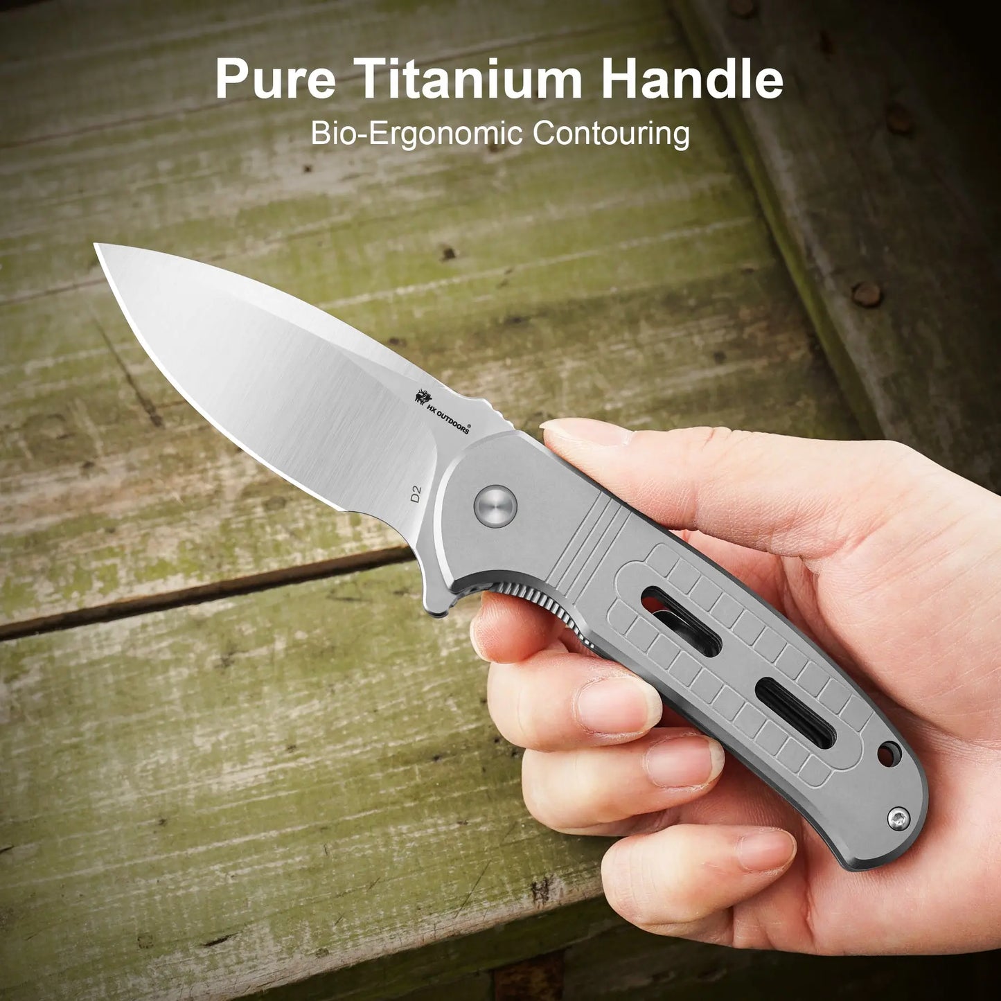 Pocket Knife HX OUTDOORS  ROCK SAPPHIRE 2.4