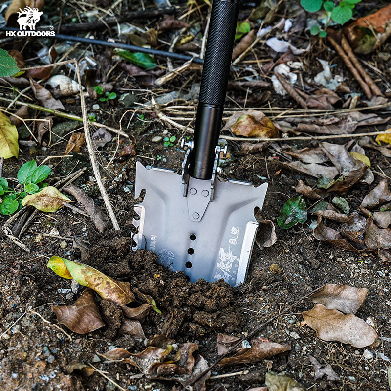 HX OUTDOORS IRONCLAD | Shovel | 31.81" Overall Length | 420 Head | Aluminum Handle | GBC-59B IRONCLAD