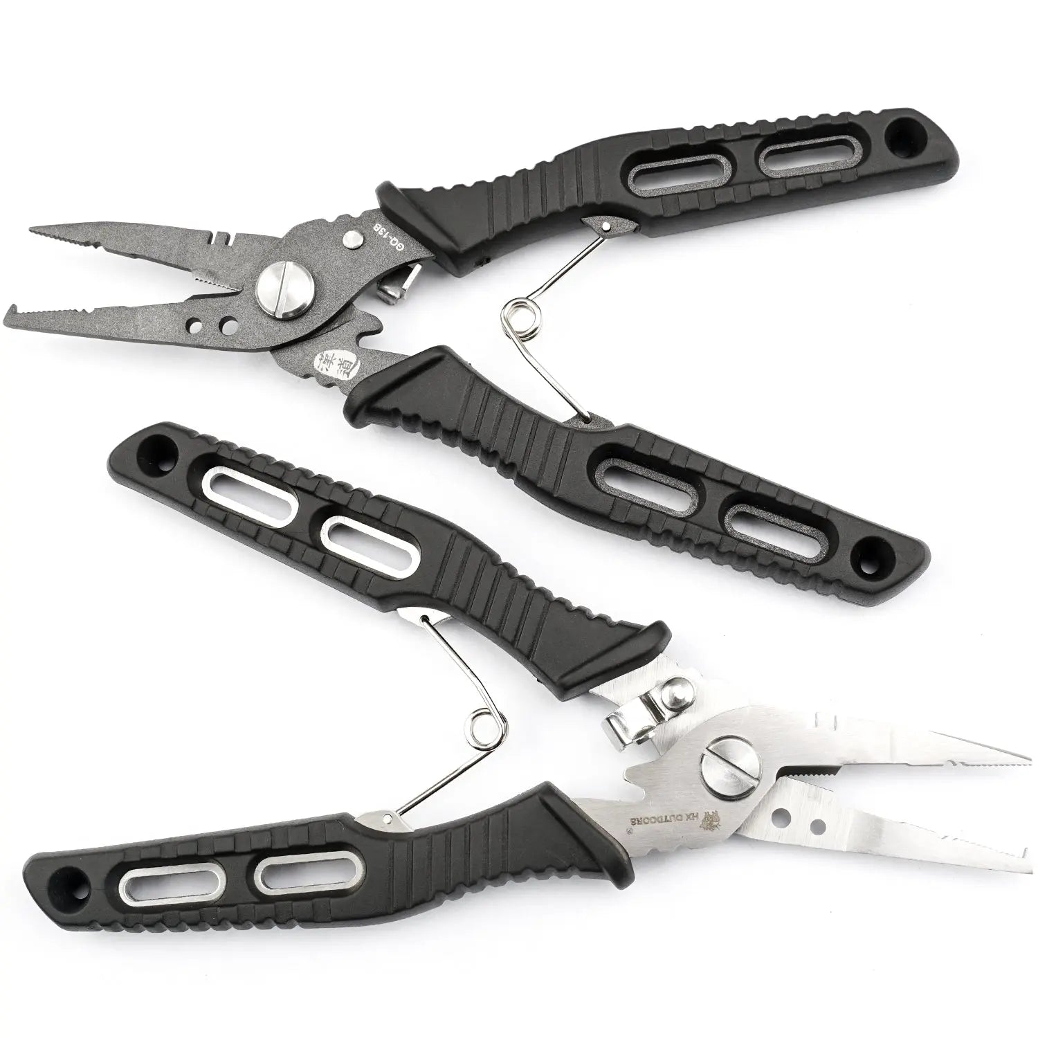 Plier HX OUTDOORS ROCK Fishing Pliers Black (6.3" 7CR17) GQ-13B from HX OUTDOORS