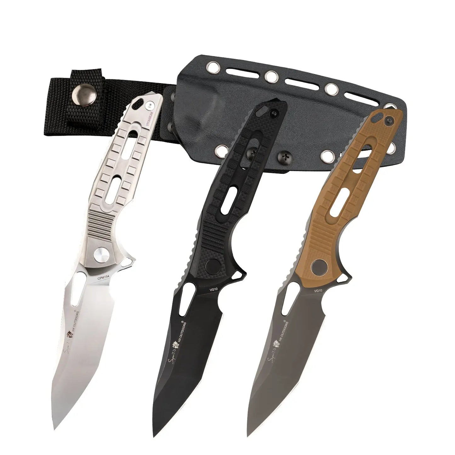 Fixed Blade HX OUTDOORS ROCK BASALT 3.5
