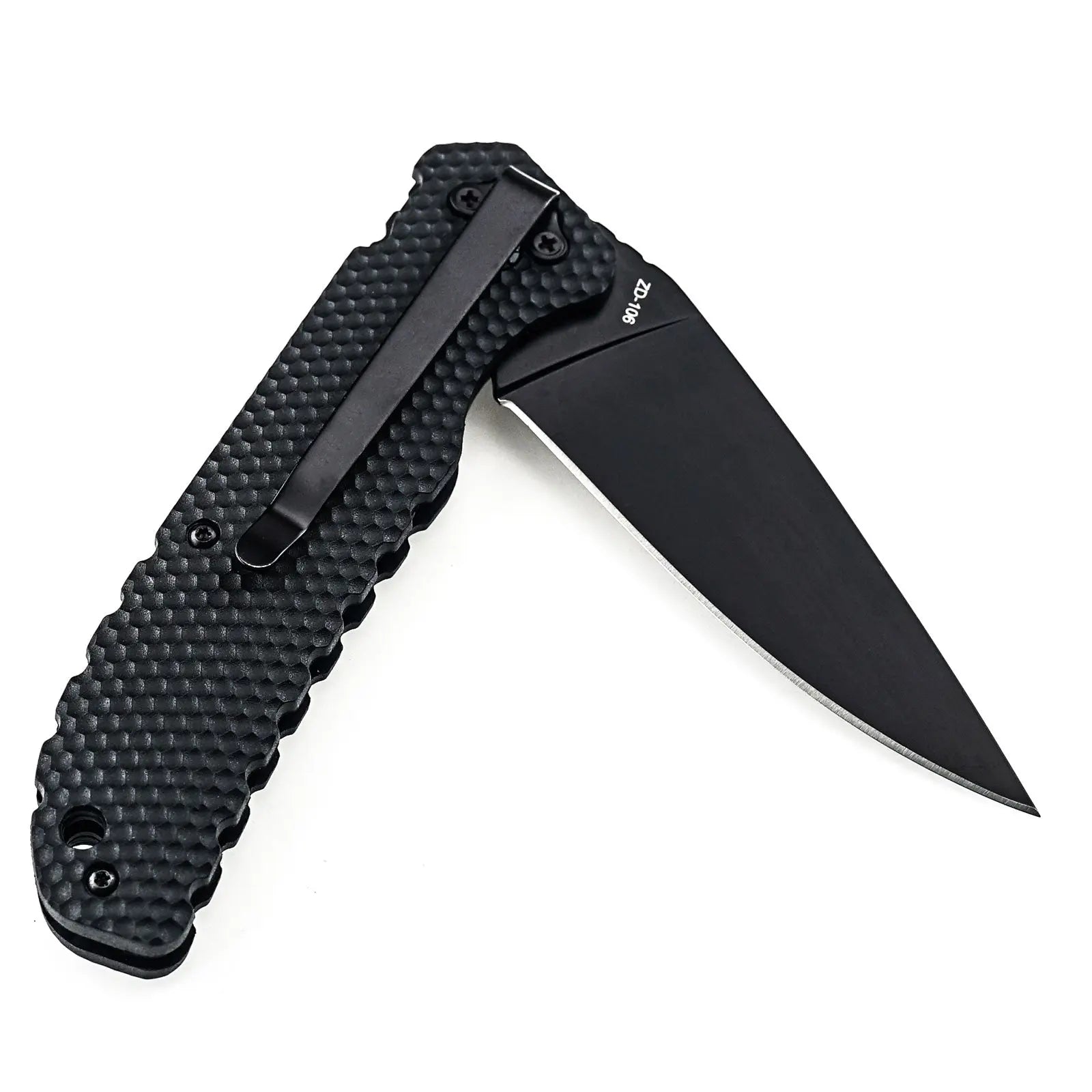 Pocket Knife HX OUTDOORS 3.35" 3CR Black Nylon Anti-Slip Handle SHADOWEER SLIP JOINT Folding Pocket Knife With Slip Survival And EDC ZD-106 from HX OUTDOORS