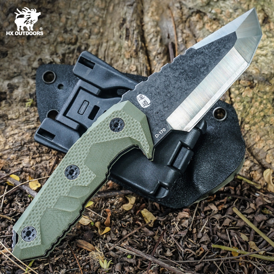 Fixed Blade MINI MERCENARY | D2 | BROWN G10 | D-170