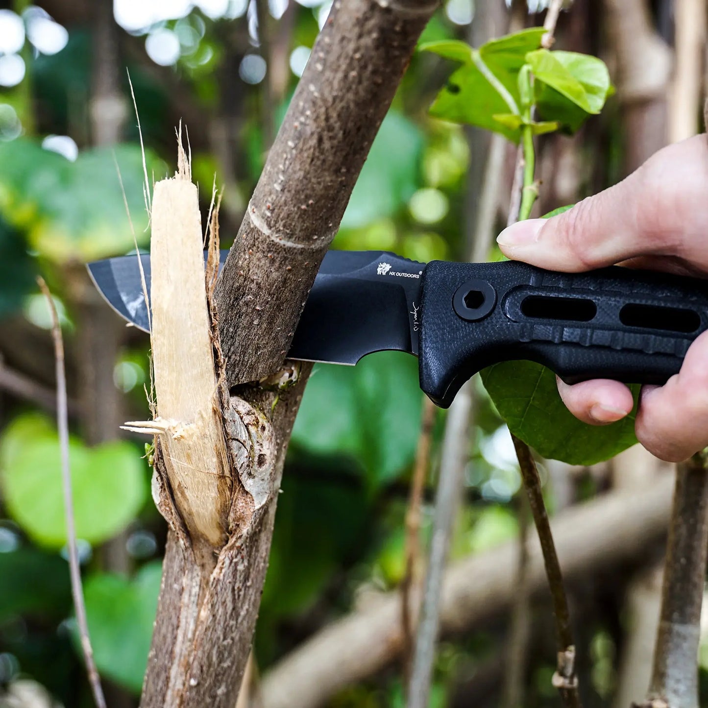 Fixed Blade ROCK X CPM154 Fixed Blade Knife - Durable and Reliable from HX OUTDOORS