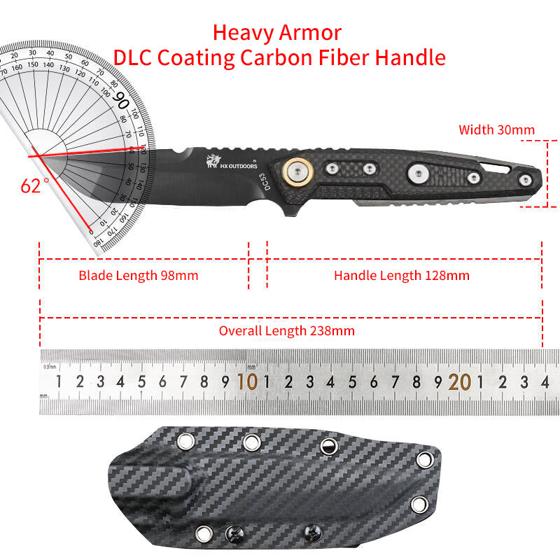 HX OUTDOORS MECHTITAN | Fixed Blade | 3.86