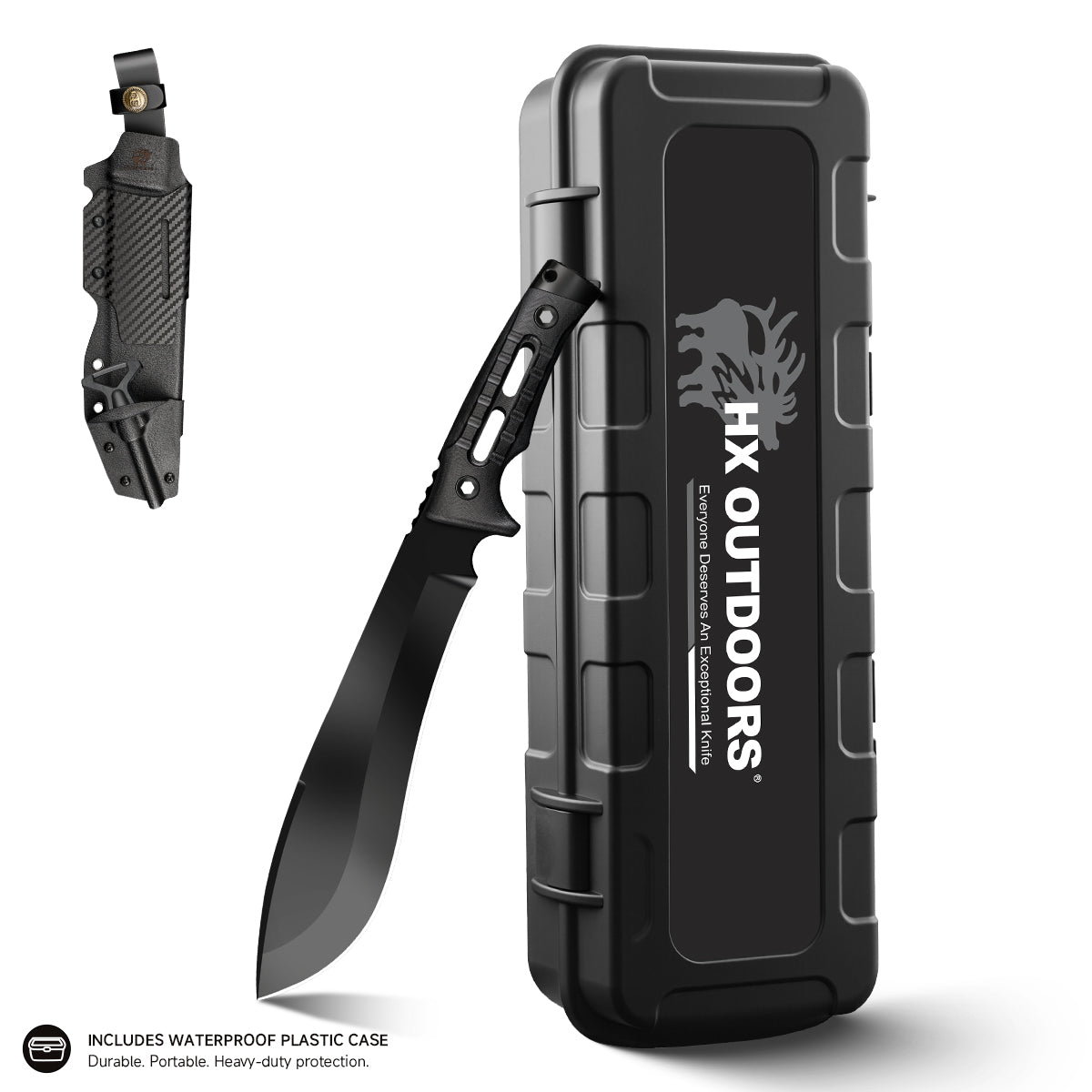 ROCK APEX PLUS Chopper | 8.07" DC53 Blade | G10 Handle | HX OUTDOORS D-347
