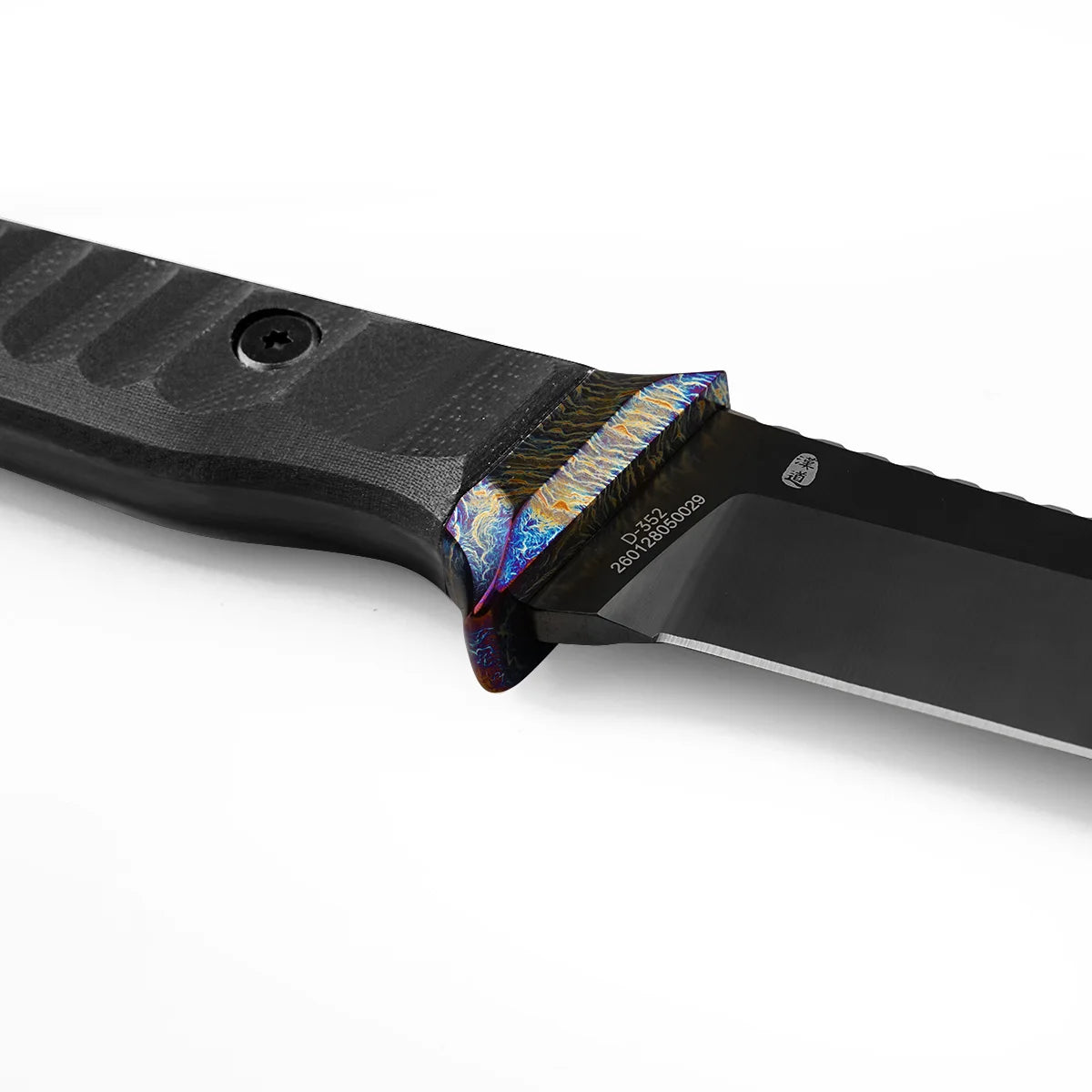 PRISM Fixed Blade | 4.72" DLC‑Coated CPM 20CV Blade | Black G10 Handle | HX OUTDOORS D-352