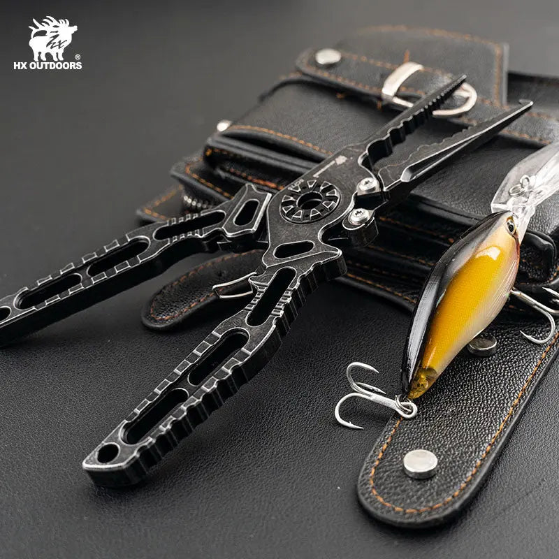 Plier HX OUTDOORS Fishing Lure Pliers SLT SPL SALTRx (7.6" 5CR15) GQ-23B from HX OUTDOORS