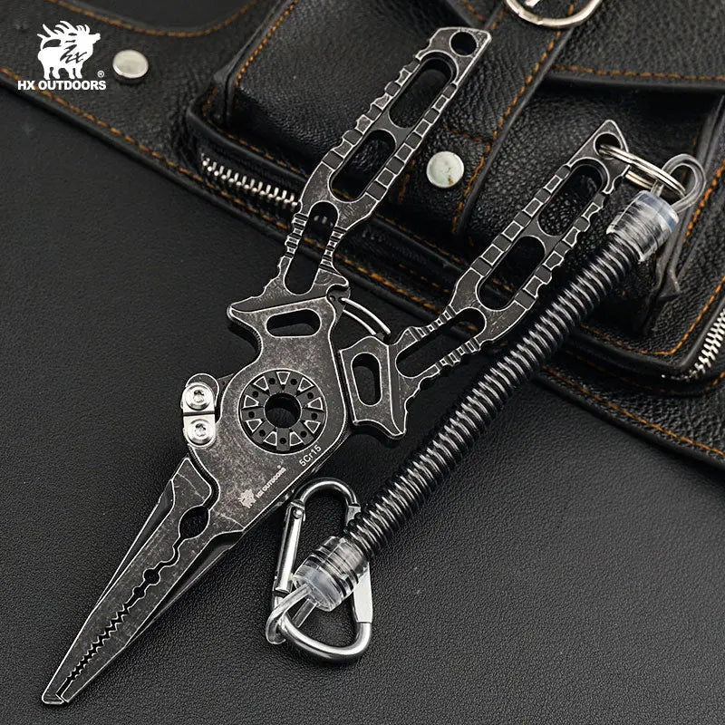 Plier HX OUTDOORS Fishing Lure Pliers SLT SPL SALTRx (7.6" 5CR15) GQ-23B from HX OUTDOORS