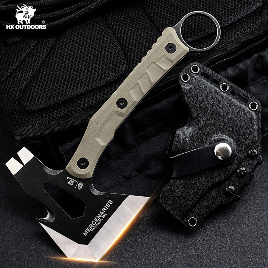 Camping Hatchet MINI GUARDIANS | 440 | BROWN G10 | FT-06