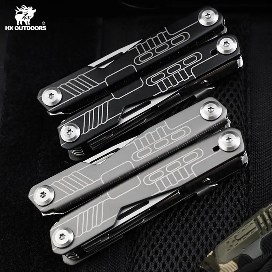 Multi-tool HX OUTDOORS VERSATILIS Multi-tool Pliers PTR Black (6.5'' 420 Stainless Steel) GQ-18B from HX OUTDOORS