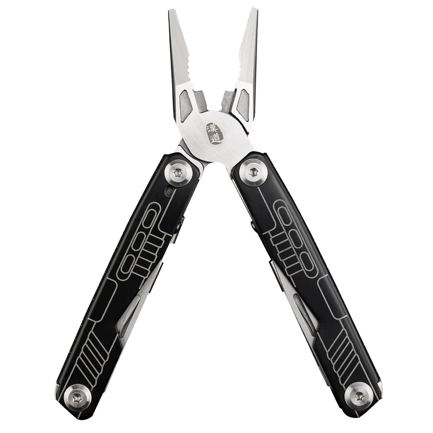 Multi-tool HX OUTDOORS VERSATILIS Multi-tool Pliers PTR Black (6.5'' 420 Stainless Steel) GQ-18B from HX OUTDOORS