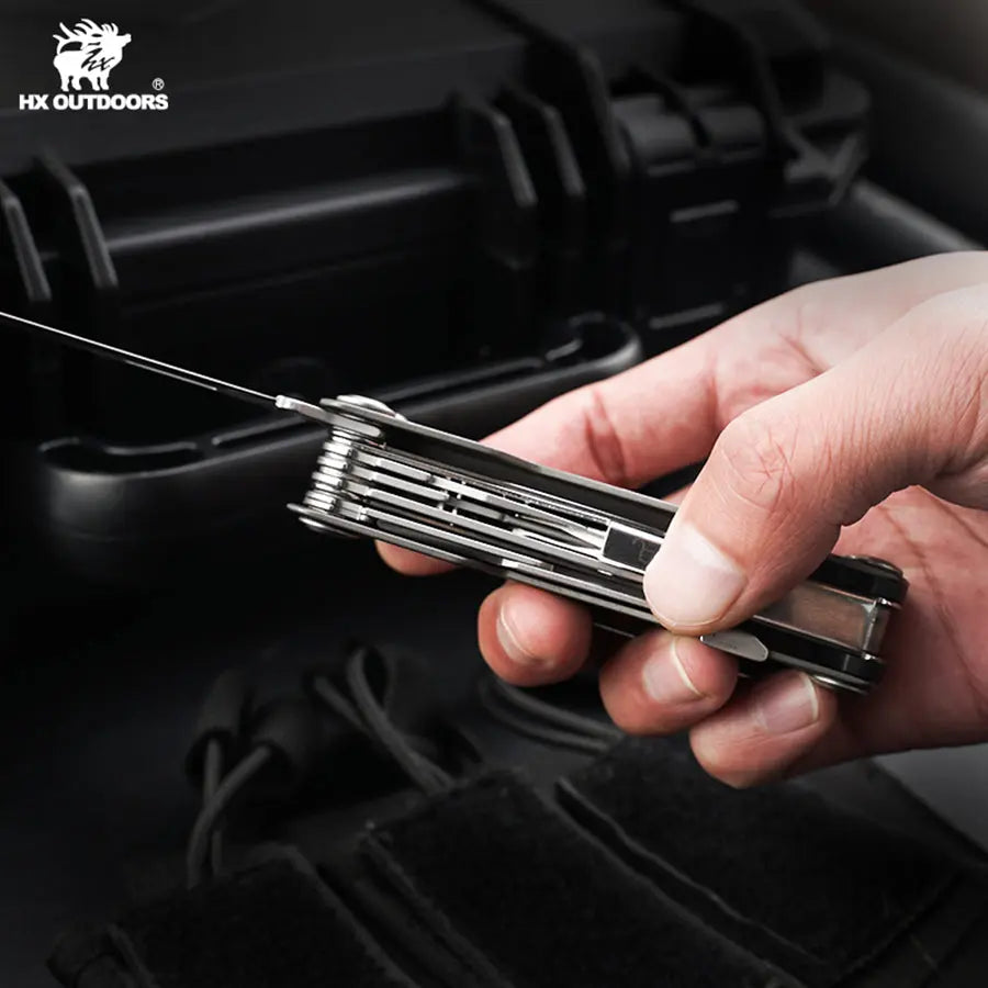 Multi-tool HX OUTDOORS VERSATILIS Multi-tool Pliers PTR Black (6.5'' 420 Stainless Steel) GQ-18B from HX OUTDOORS