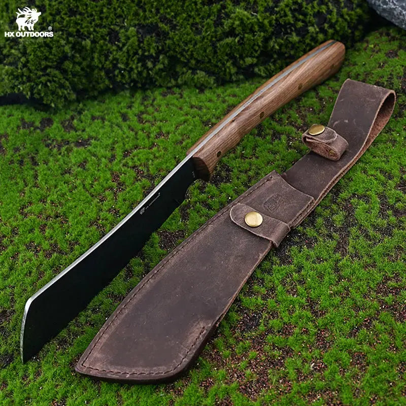 HX OUTDOORS WOLF'S FANG | Machete | 7.72'' AUS-8 Blade | Rosewood Handle | TD-07 WOLF'S FANG