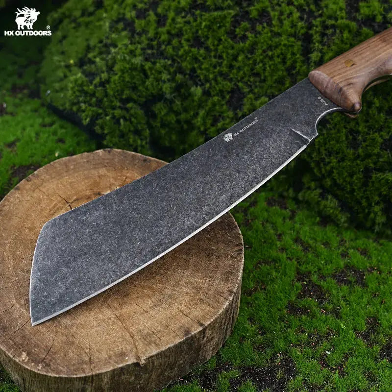 HX OUTDOORS WOLF'S FANG | Machete | 7.72'' AUS-8 Blade | Rosewood Handle | TD-07 WOLF'S FANG