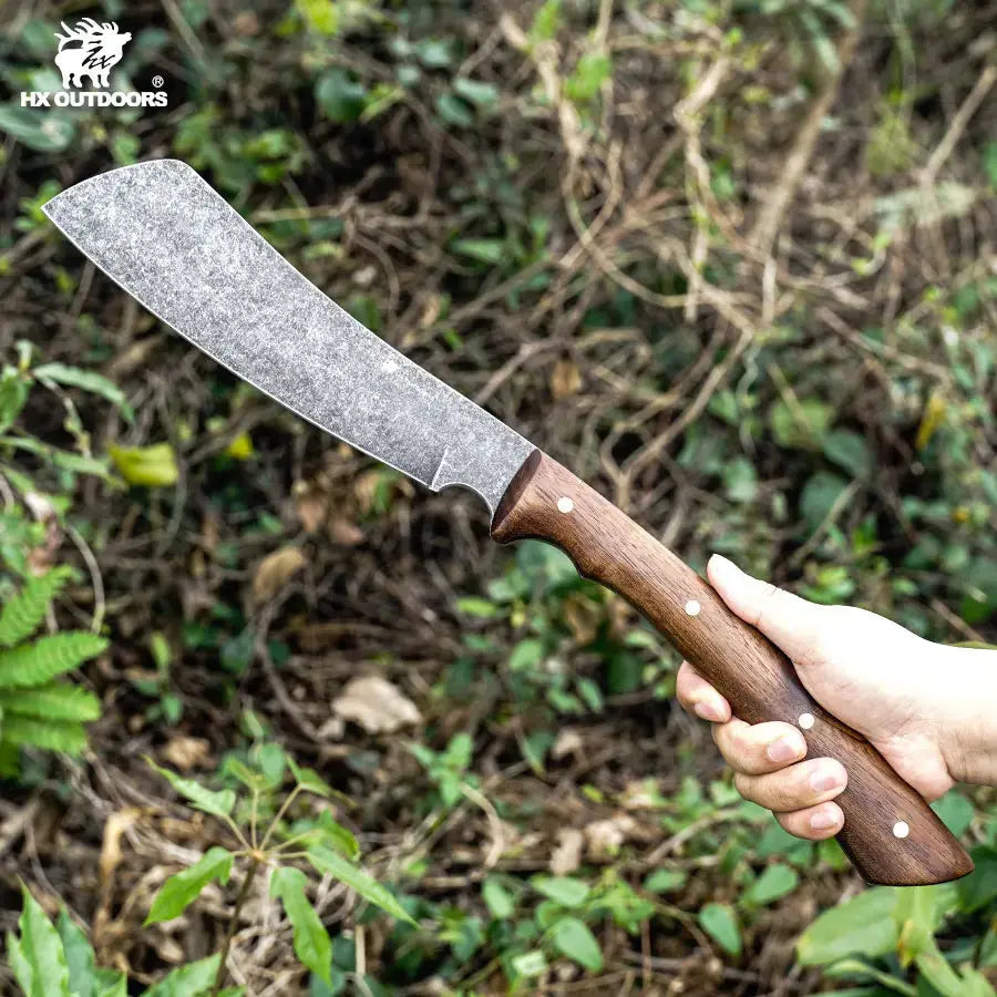 HX OUTDOORS WOLF'S FANG | Machete | 7.72'' AUS-8 Blade | Rosewood Handle | TD-07 WOLF'S FANG