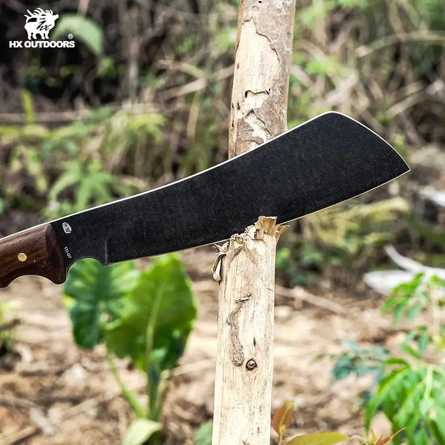 HX OUTDOORS WOLF'S FANG | Machete | 7.72'' AUS-8 Blade | Rosewood Handle | TD-07 WOLF'S FANG