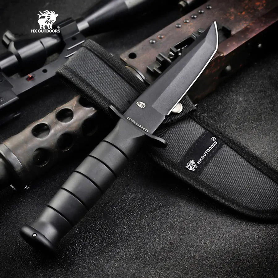 DELTA 440 Fixed Blade | Rubber EDC Camping Knife – HX OUTDOORS