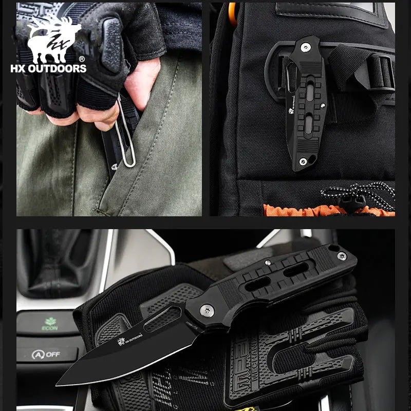 Pocket Knife HX OUTDOORS ROCK FLUORITE 2.95