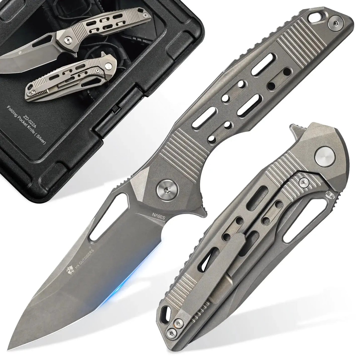 HX OUTDOORS ARMORED M | Pocket Knife | Liner Lock | 7.32