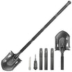 Shovel HX OUTDOORS Shovel Kit w/ Hoe, Saw, Knife, Bottle Opener, Fire Starter Aluminum Alloy Handle (37.24" 440 Stainless Steel Head) GBC-45 from HX OUTDOORS