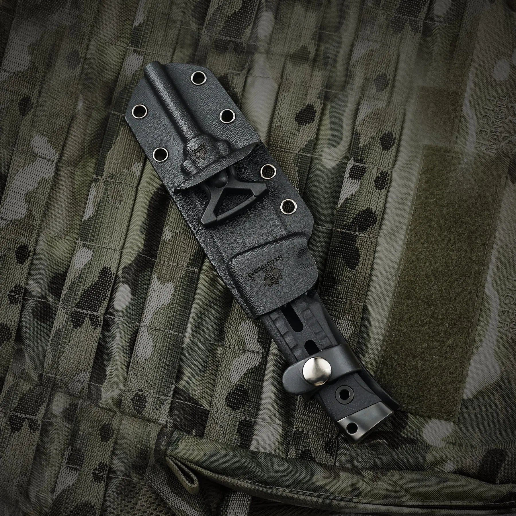 HX OUTDOORS ROCK APEX DLC Edition | Fixed Blade | 3.8" DC53 Blade | Black G10 Handle | TD-18DLC ROCK APEX DLC Edition