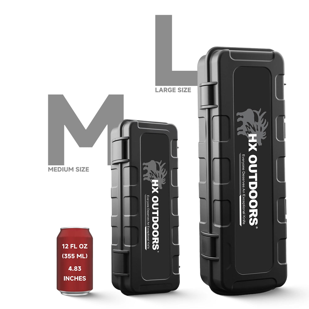 Estuche de plástico impermeable de gran tamaño HX OUTDOORS