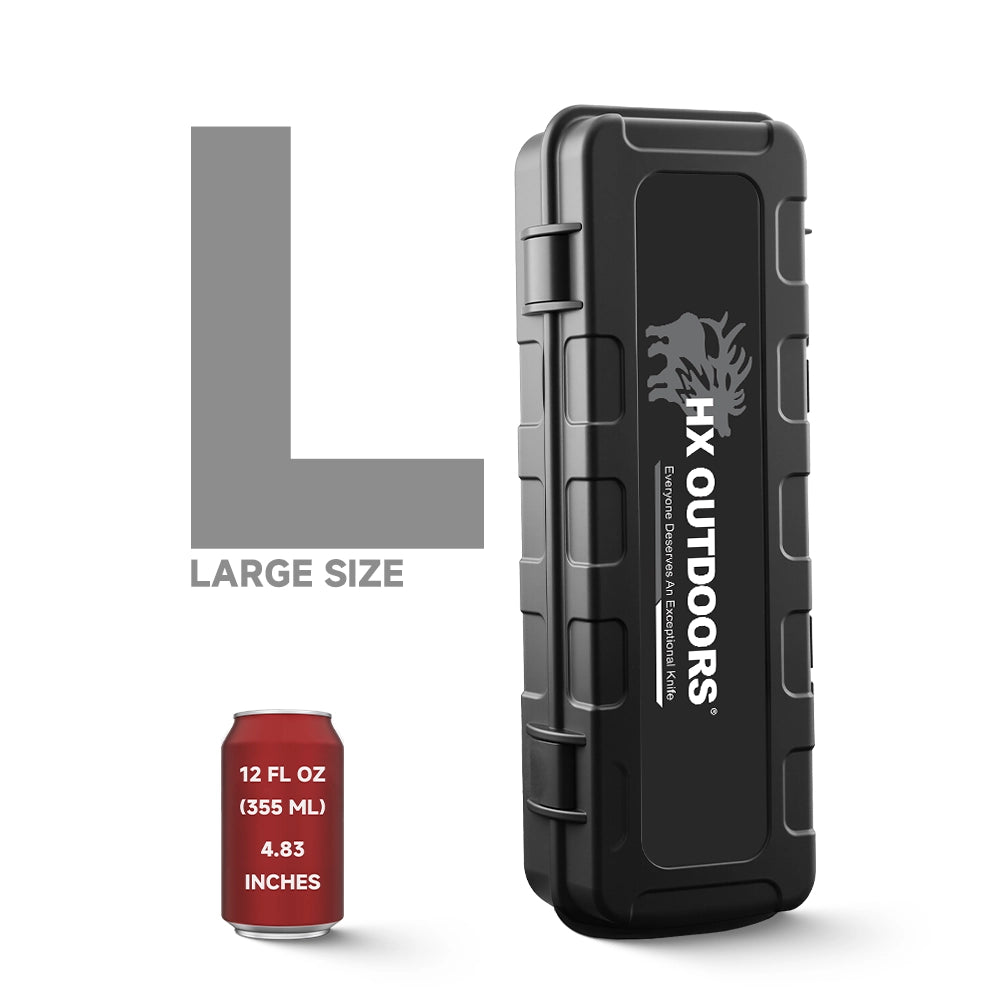 Estuche de plástico impermeable de gran tamaño HX OUTDOORS