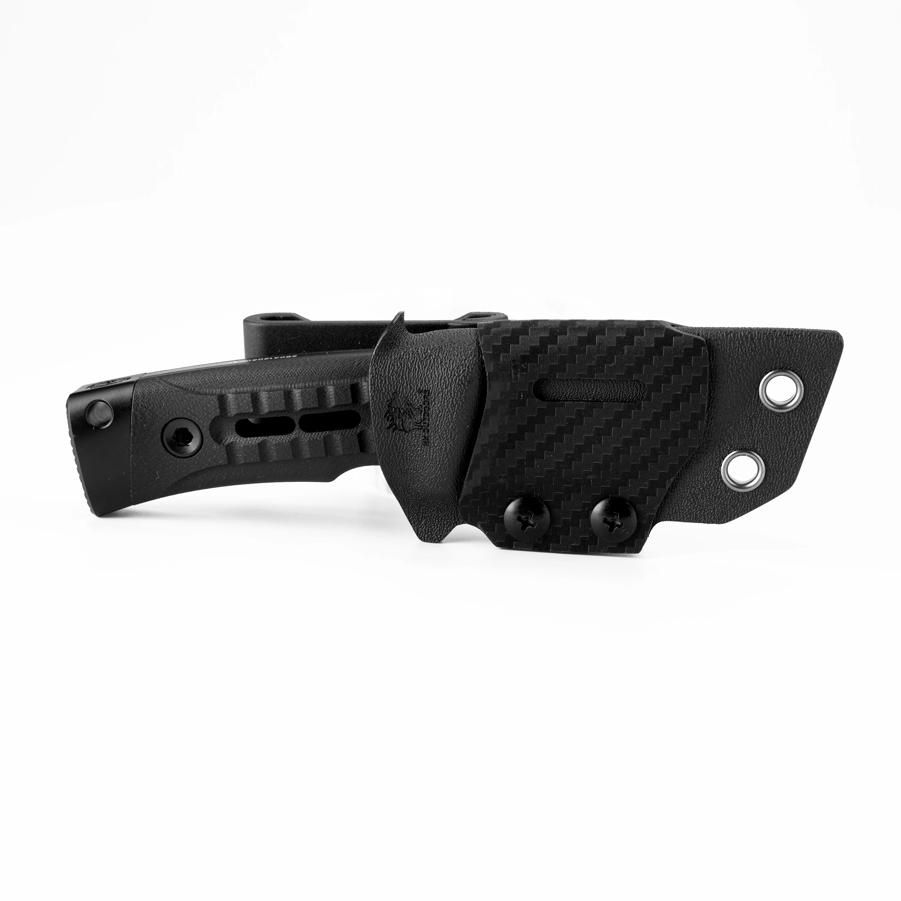ROCK APEX MINI Fixed Blade | 2.28" Black Titanium Coating DC53 Blade | Black G10 Handle | HX OUTDOORS TD-26B