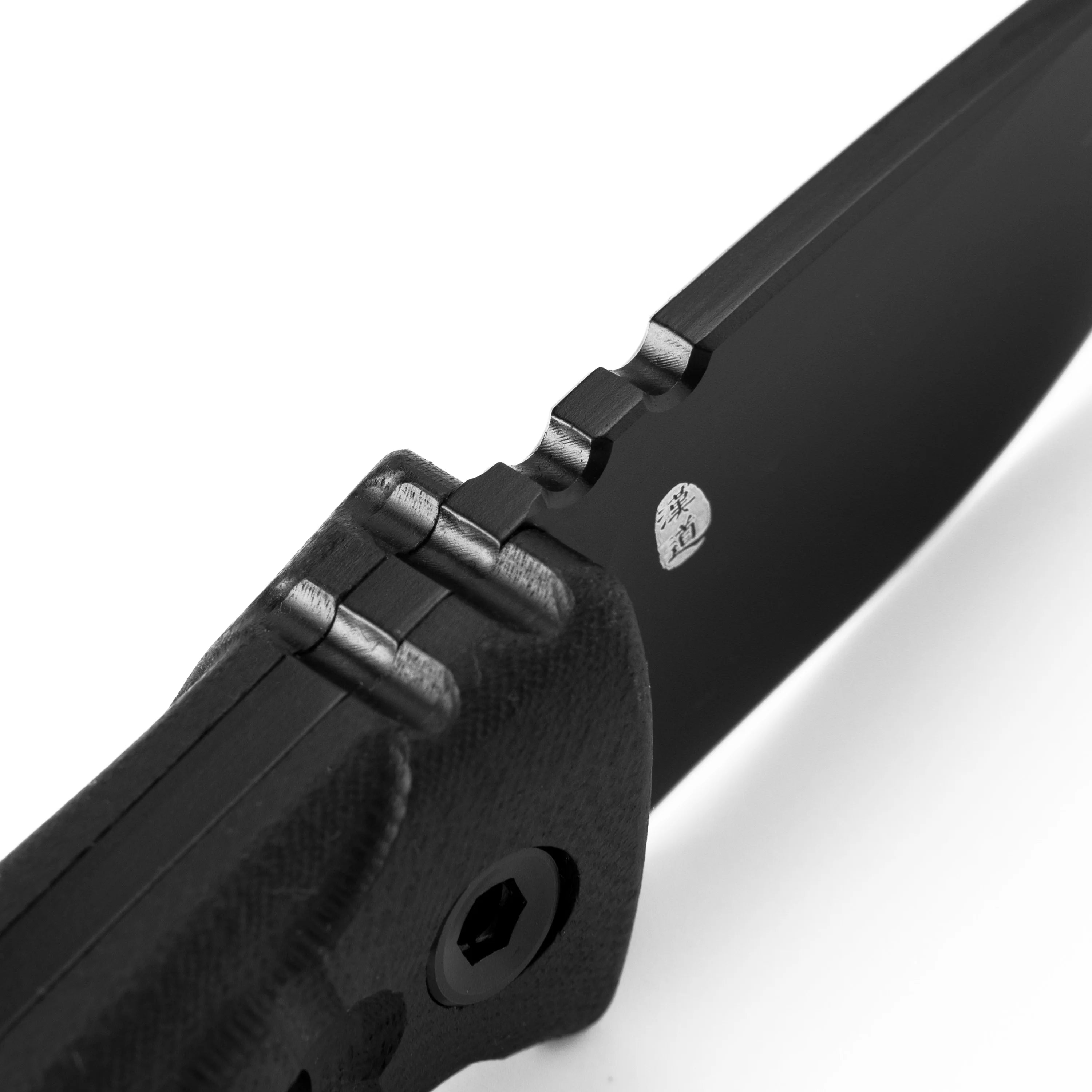 ROCK APEX MINI Fixed Blade | 2.28" Black Titanium Coating DC53 Blade | Black G10 Handle | HX OUTDOORS TD-26B